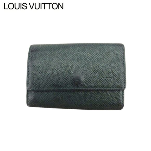 LOUIS VUITTON Key Case Taiga Epicea () Taiga Leather Authentic Used - Picture 1 of 10